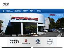 Tablet Screenshot of circleautogroup.com